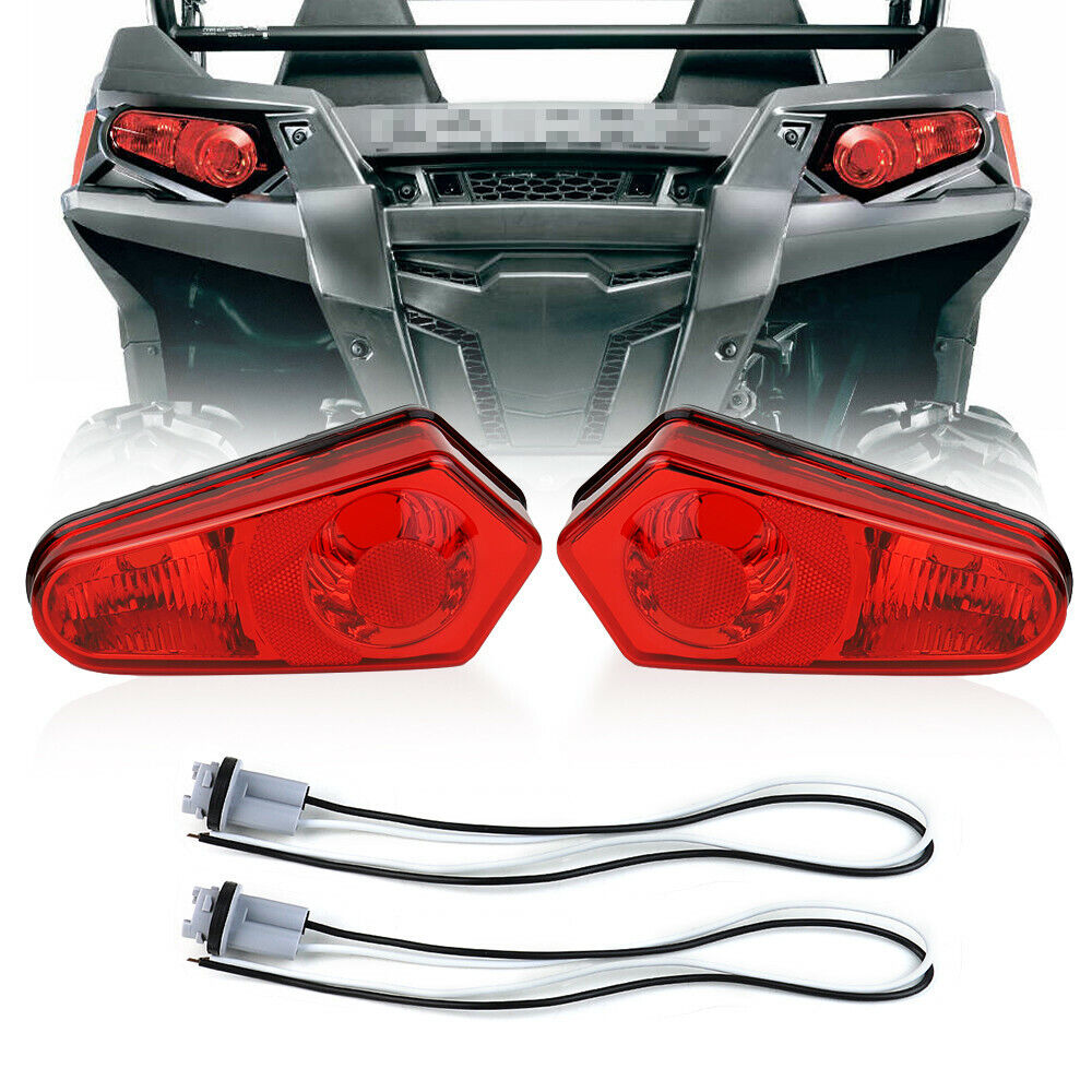 Pair Tail Lights Lamps Left+Right For Polaris ACE RZR Sportsman 2009-2022