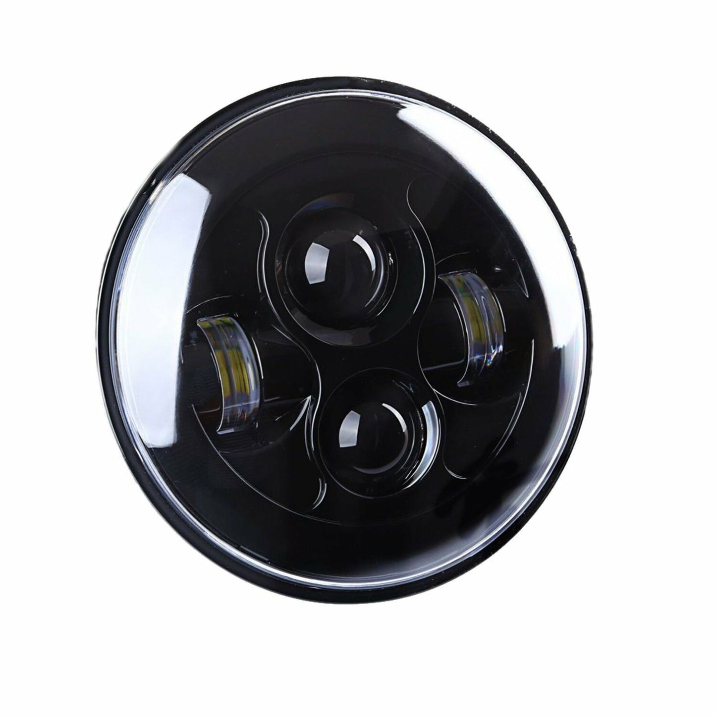 7" New LED Projector Headlight + Passing Lights For Harley Touring Electra Glide
