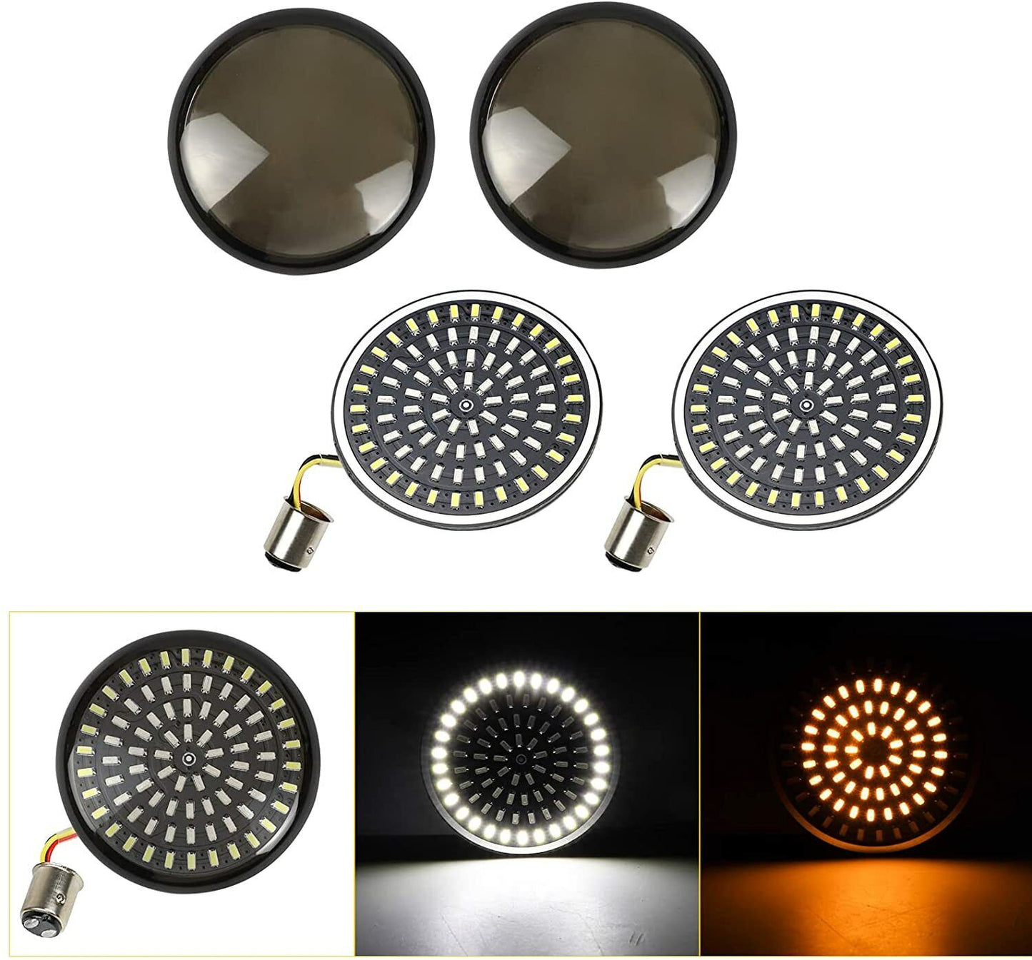 Led Turn Signal Light 1157 Bulb For Harley Touring Road Glide Limited