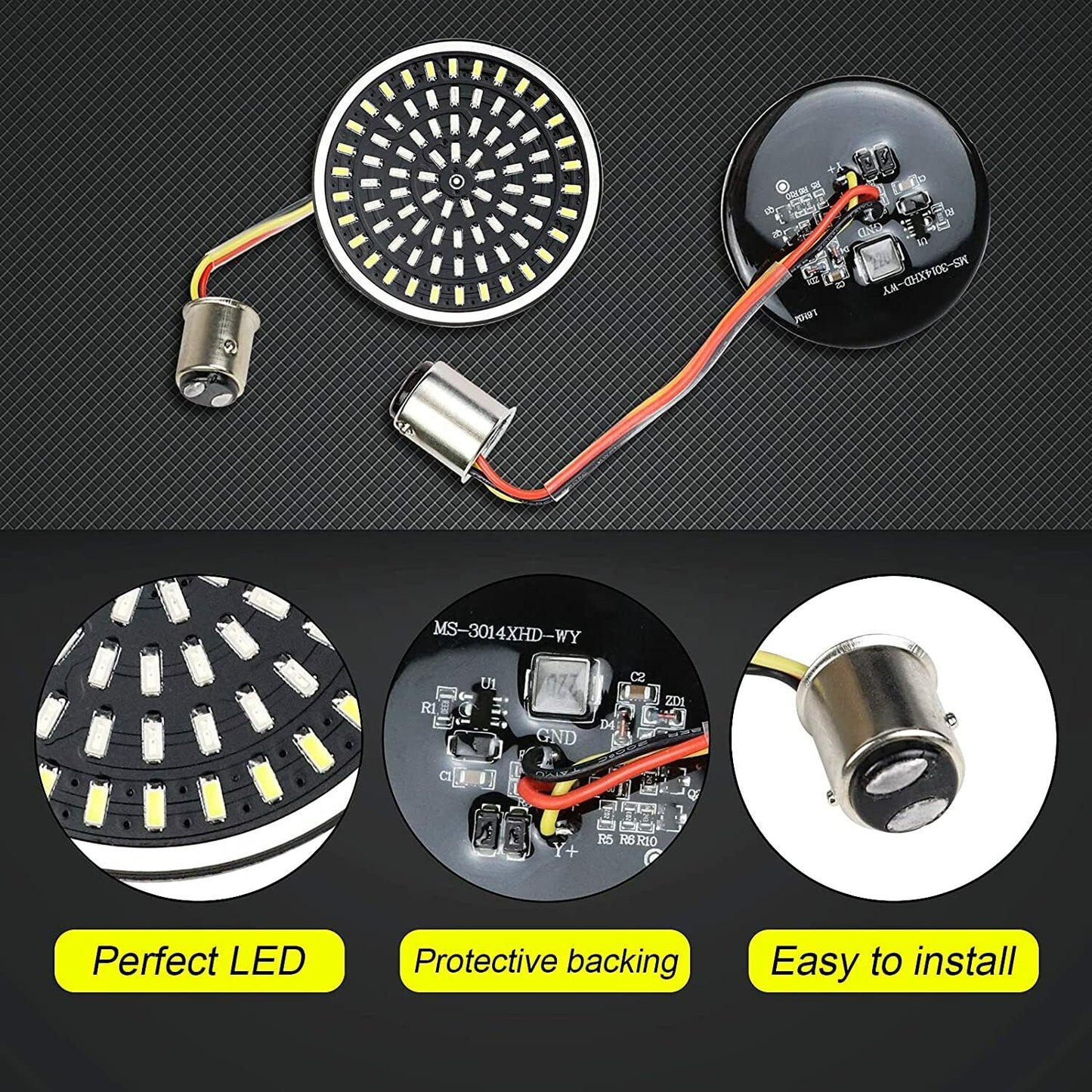 Led Turn Signal Light 1157 Bulb For Harley Touring Road Glide Limited