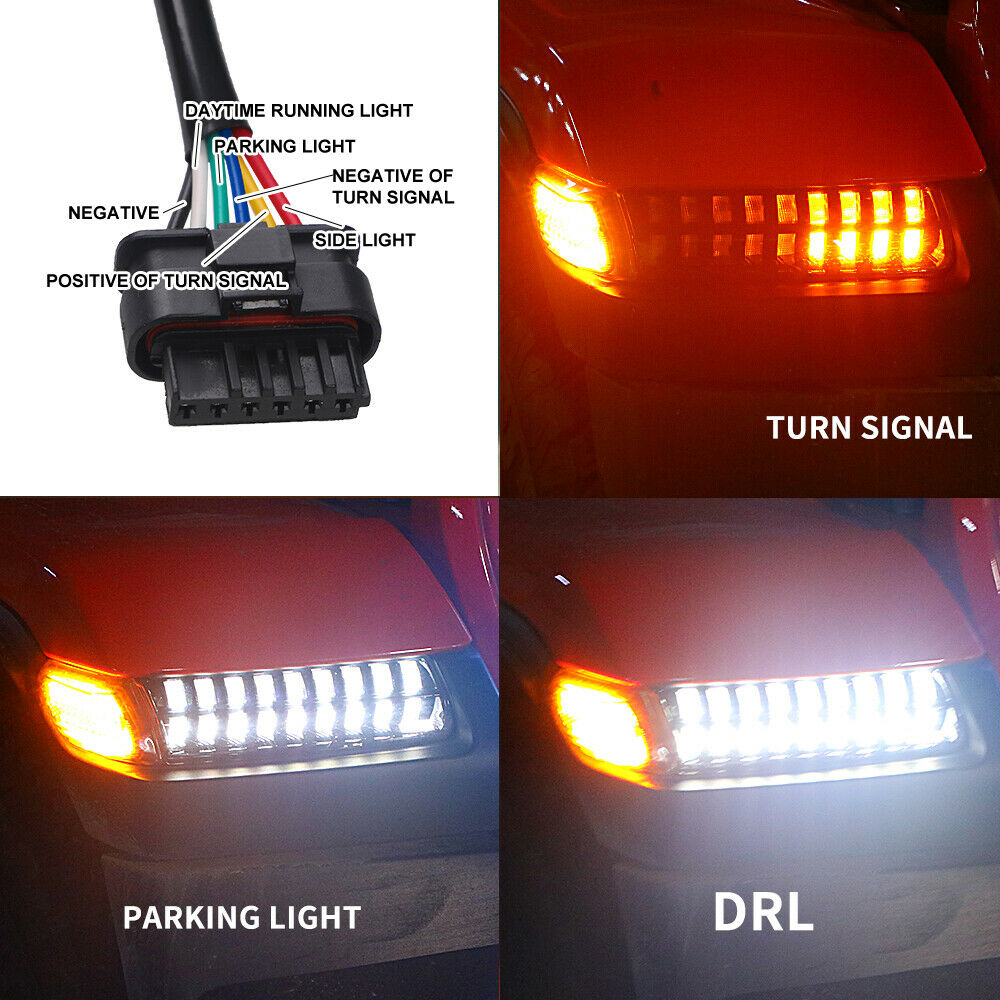 LED Fender Sequential Turn Signal Light Fit For Jeep Wrangler JL Rubicon 18-21