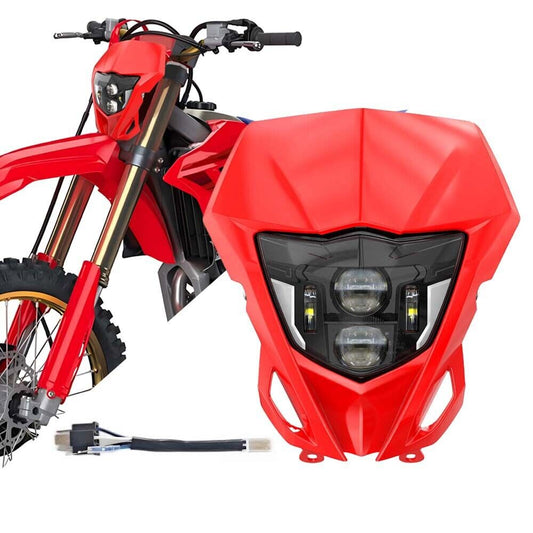 LED Headlight for Honda CRF125F CRF150F CRF230F CRF250F CRF250R CRF450F CRF450R XR400 XR600R XR650L