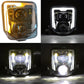 Carbon Fiber LED Headlight with Amber Turn Signal  Light for Husqvarna TE 150 250 300 FE 250 350 450 501S 701 Supermotor Enduro