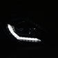 Led Headlight Assembly w/ Turn Signal & DRL for Yamaha YFM 250 350 700 700R SE Raptor YFZ 450 YFZ450R 450X