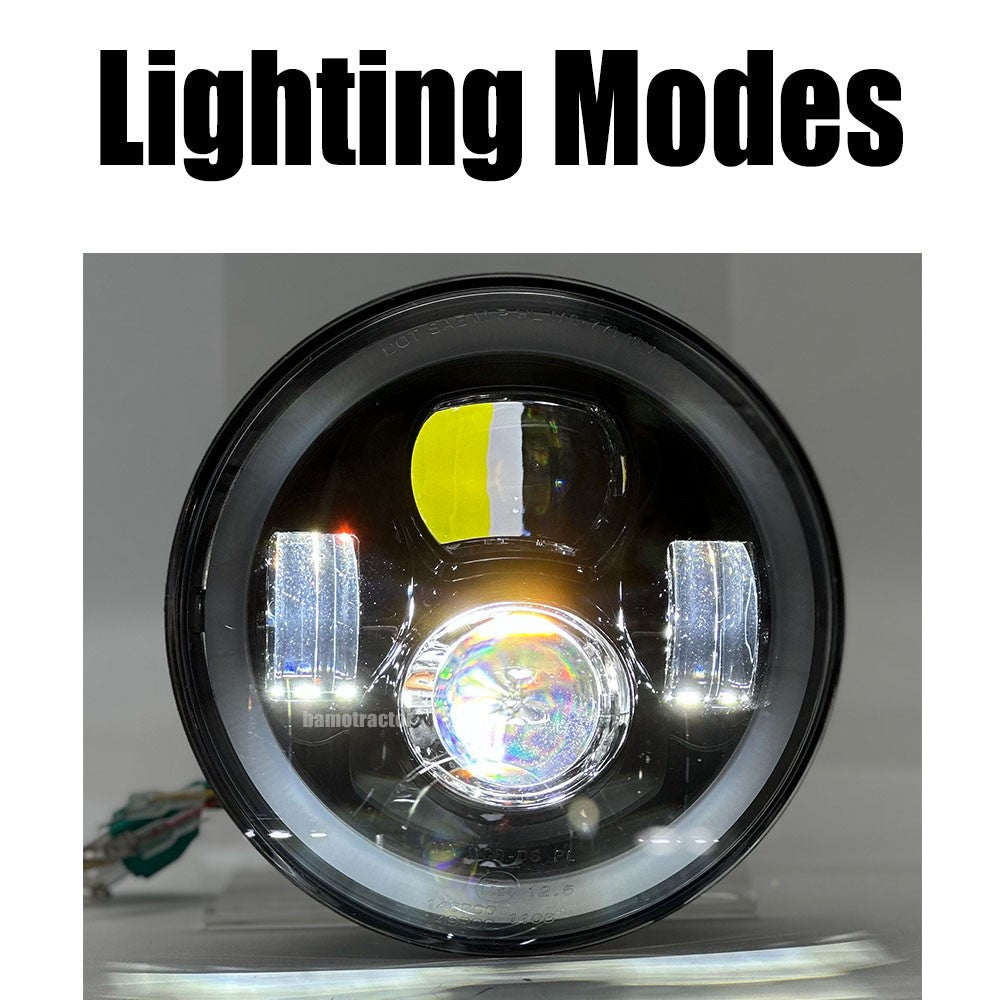 Für Harley Touring Street Glide 2014-2023 E24 E-geprüft LED-Scheinwerfer