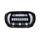 Dual LED Headlights Hi/Lo DRL Turn Signal Lights For Harley Road Glide 1998-2013