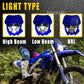 LED Headlight w/ Blue Fairing for Yamaha Enduro Supermoto WR250F WR450F 2020-Up
