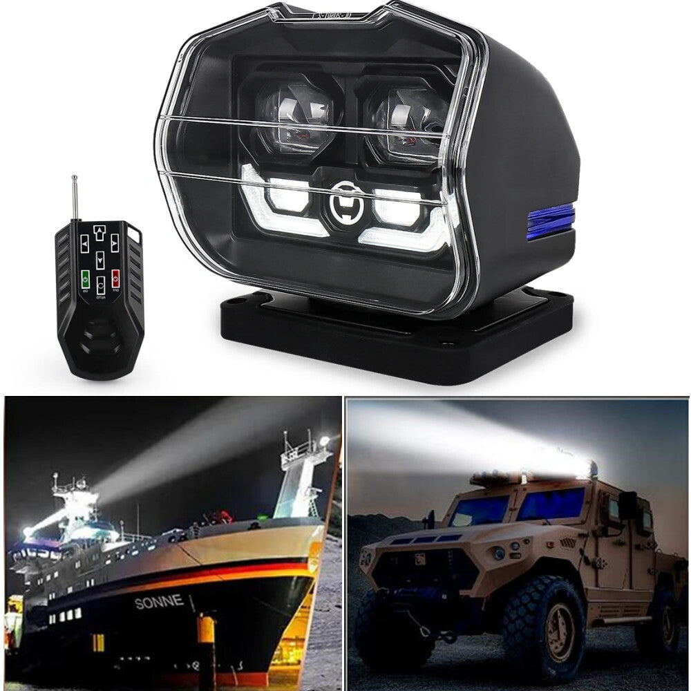 50W LED Fernbedienung Marine Boot Auto LKW Suchscheinwerfer Wireless Spotlight