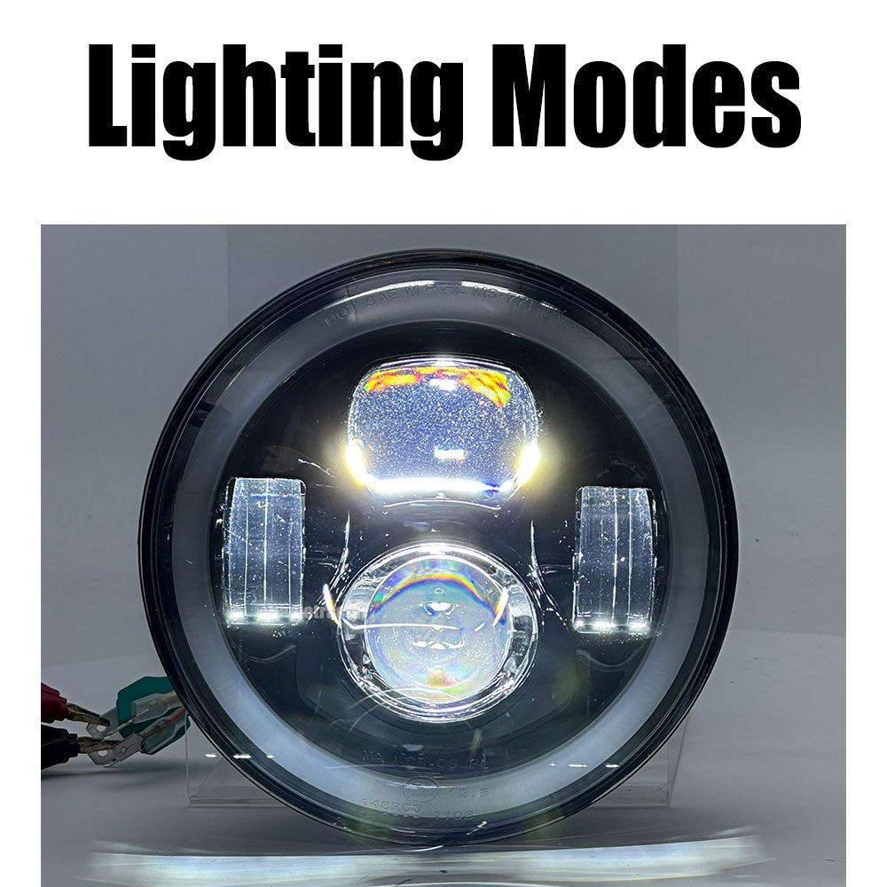 Für Harley Touring Street Glide 2014-2023 E24 E-geprüft LED-Scheinwerfer