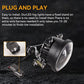 Pair 54W 12V DOT Motorcycle LED Fog Light For Honda Gold Wing GL1800 2012-2017