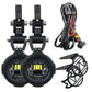 LED Fog Lights Driving Lamp W/ Relay for BMW R1200GS/ADV K1600 R1200 Plug & Play