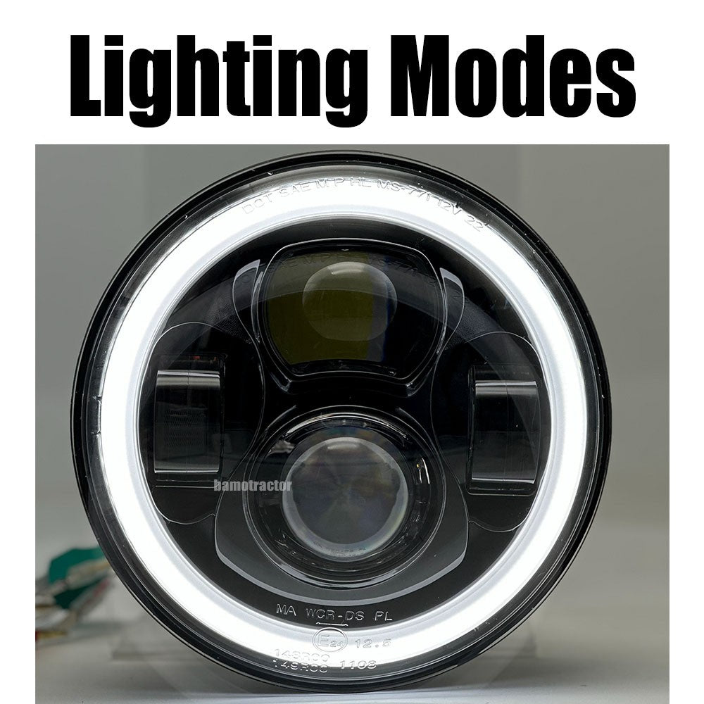 Für Harley Touring Street Glide 2014-2023 E24 E-geprüft LED-Scheinwerfer