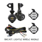 LED Fog Lights Driving Lamp W/ Relay for BMW R1200GS/ADV K1600 R1200 Plug & Play