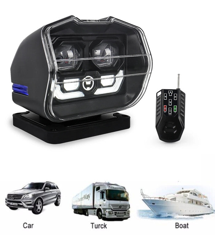 50W LED Fernbedienung Marine Boot Auto LKW Suchscheinwerfer Wireless Spotlight