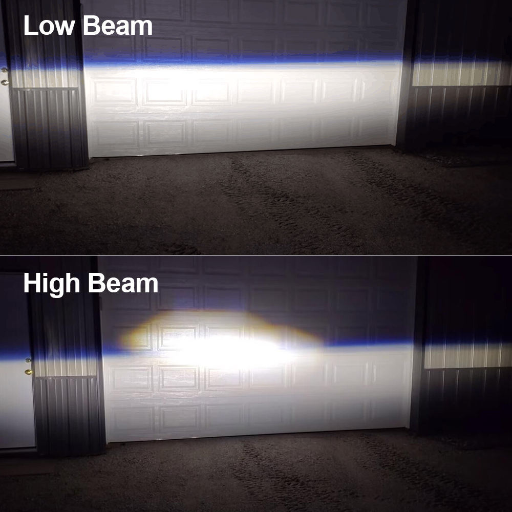 A pair ATV LED Headlight Assembly with Hi-Lo Beam DRL Turn Signal for Polaris RZR 900s Razor 1000 XP Turbo 2014-2020