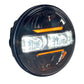 5 3/4'' 5.75 inch LED Headlights Round 4pcs Hi/Lo Beam with DRL for Peterbilt 349 359 fit for Impala 59-76 fit for Dodge