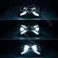 LED Headlight Motorcycle Assembly High Low Beam DRL for Yamaha XMAX300 Xmax 300 2023-2024