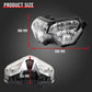 LED Headlight Head Light Assembly Hi/Lo Beam for Kawasaki Z900 Z400 Z650 2020-Up
