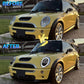 für Mini Cooper R50 R52 R53 2001-2007 LED Scheinwerfer DRL Hi/Lo Strahl Blinker