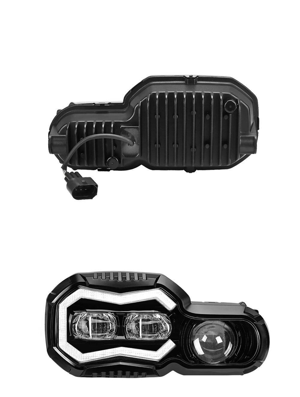 LED Headlight with DRL Hi-Lo Beam E-Approval Plug & Play for BMW F650 f700 F800 GS F800 R