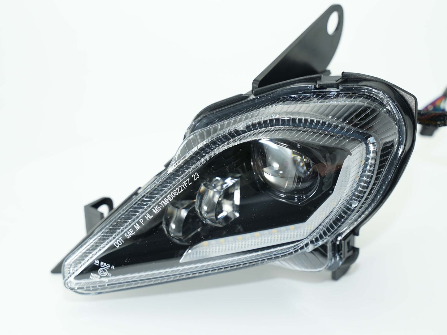 Pair LED Headlights For 2006-2024 YAMAHA RAPTOR YFZ 450 700R YFM 250 350 700