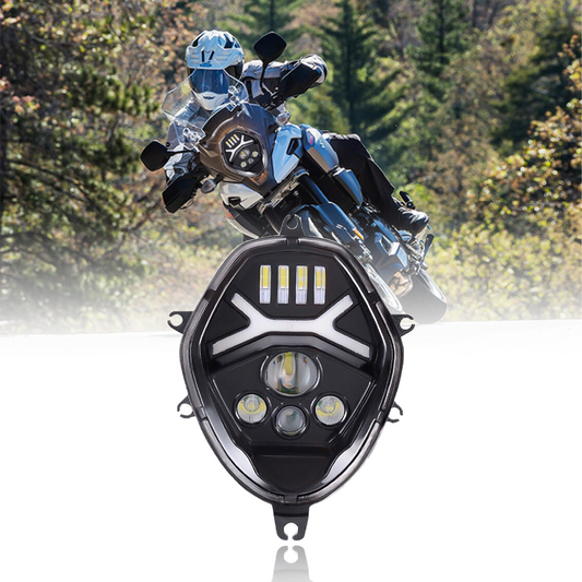 E9 genehmigt LED-Scheinwerfer Hohe Mit Fern- und Abblendlicht sowie Tagfahrlicht für Suzuki V-STROM 650 /1000