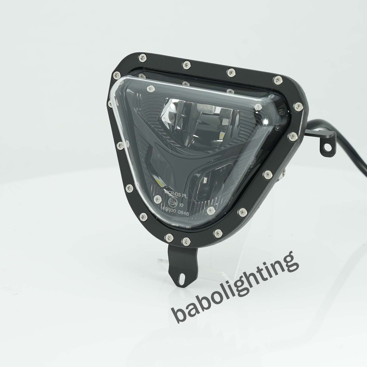 LED Headlight with Hi-Lo Beam for BETA RR 125 200 250 300 350 400 450 Race Xtrainer 2 Stroke 4T