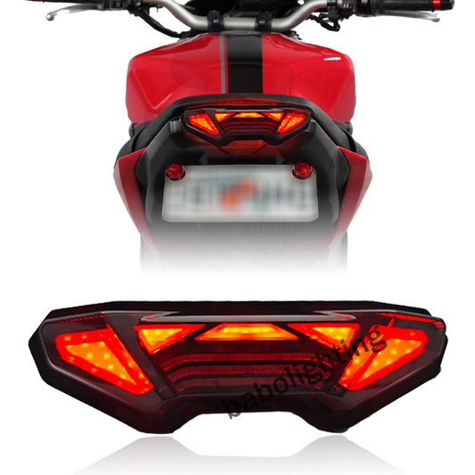 for YAMAHA FZ09 MT09 FJ09 FZ10 MT10 Tracer 7 / 9 Led Tail Light with w/ Turn Signals