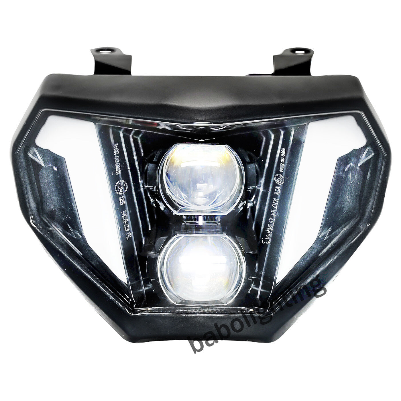 Für Yamaha MT09 MT-09 FZ09 2014 2015 2016 E24 LED Scheinwerfer mit Fern- und Abblendlicht Tagfahrlicht Plug&Play