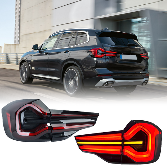 Rear LED Tail Lights Brake Lamp for BMW X3 F25 G01 G08 2018-2021 4PCS