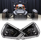 DOT LED Headlights with Turn Signal DRL for Can Am Ryker 600 900 Sport Rally 2019-2025