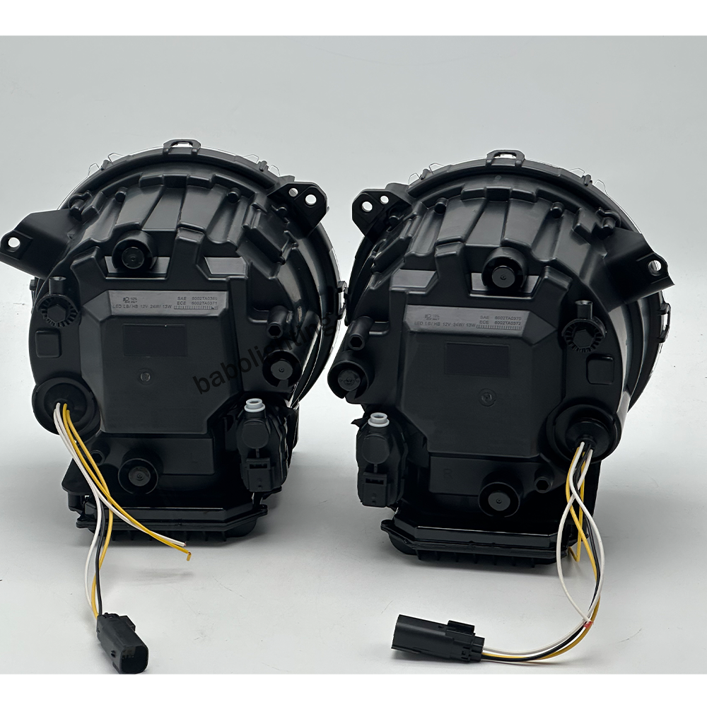 For Jeep Wrangler JL 2018-2024 / Gladiator JT 2020-2024 Headlamp LED Headlight with Hi-Lo Beam DRL Turn Signal