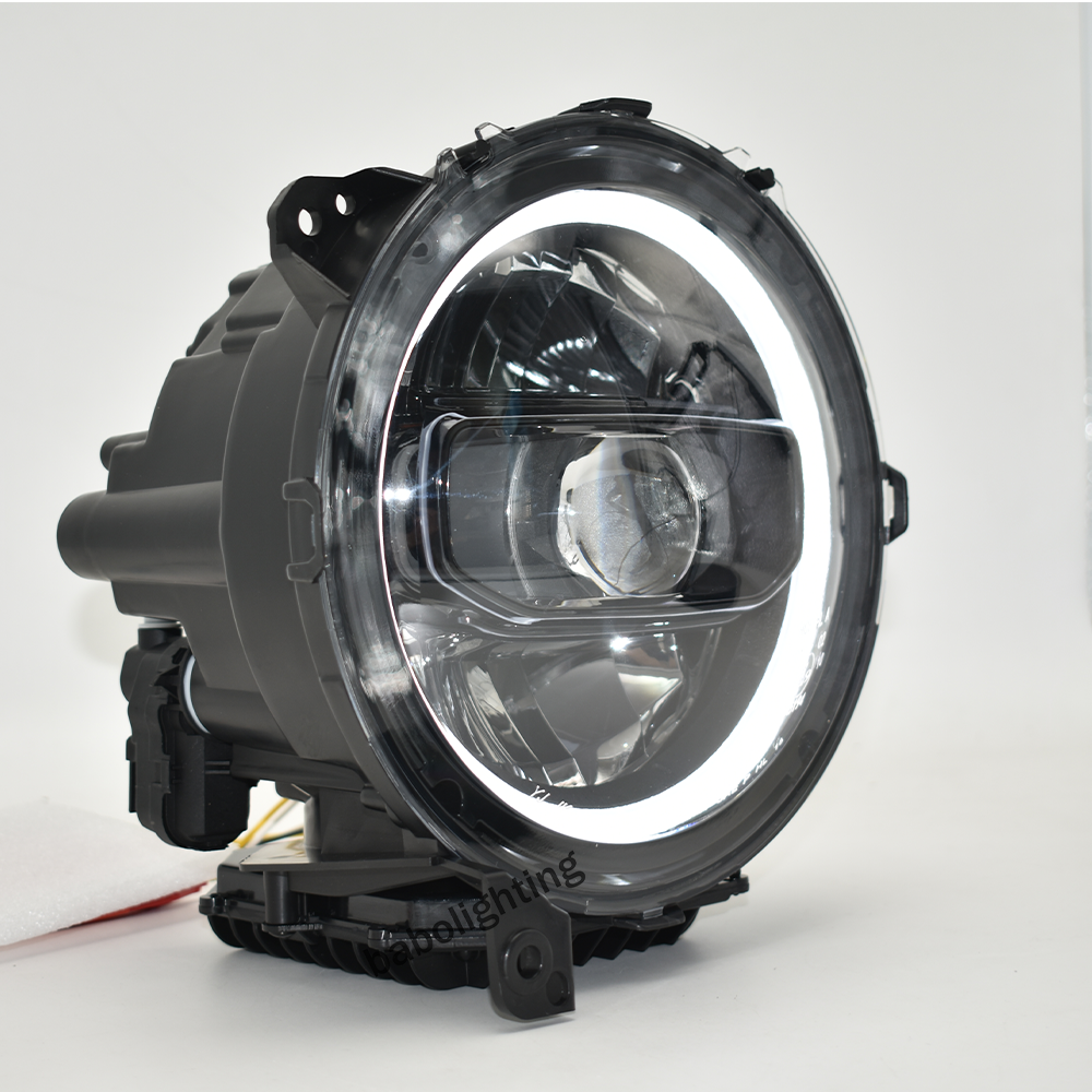 For Jeep Wrangler JL 2018-2024 / Gladiator JT 2020-2024 Headlamp LED Headlight with Hi-Lo Beam DRL Turn Signal