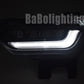 Quadruple LED Projector Fog Lights w/ Turn Signal DRL For 2021 2022 2023 Ford F150 F-150