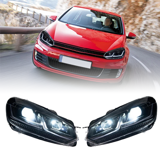 LED-Scheinwerfer DRL mit Drehsignal Tageslicht für VW Golf VI MK6 2010-2014