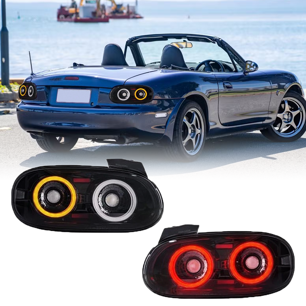 E57 LED Tail Lights for Mazda MX-5 Miata NB 1999 2000 2001 2002 2003 2004 2005