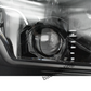 LED Adjustable Beam Headlight with Daytime Running Lights Hi/Lo Beam for Honda Gold Wing GL1800 2001-2017