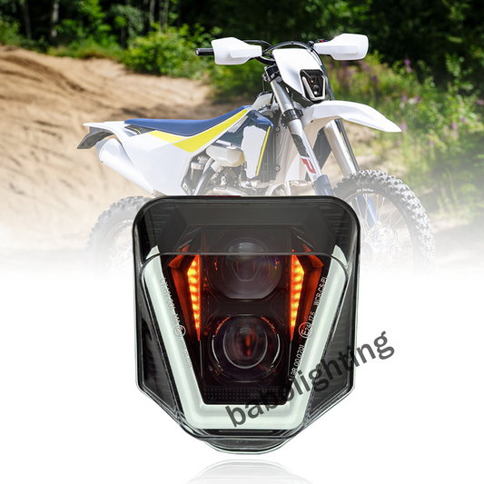 For 2024 Husqvarna FE TE 250 350 450 501 701 LED Headlight with DRL Hi/Low Beam