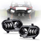LED Headlight Assembly ATV Hi-Low DRL for Polaris Ranger RZR Scrambler 570 800 900D for Sportsman 400 500 550 570 800 850