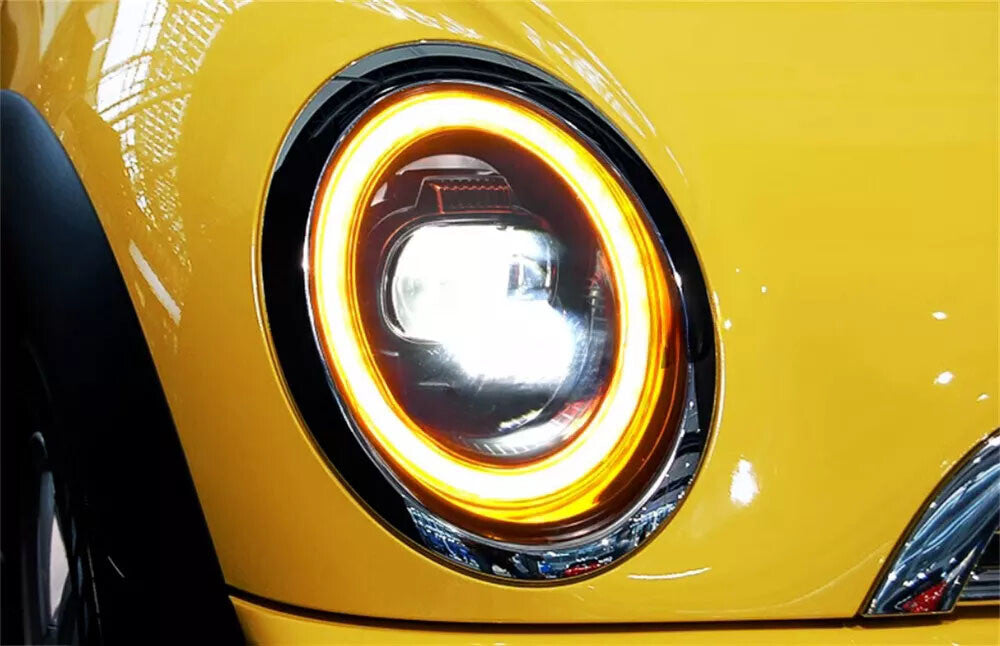 LED Headlights DRL Lamp Hi/Lo Beam Turn Signal for BMW MINI R50 R52 R53 2001-2007