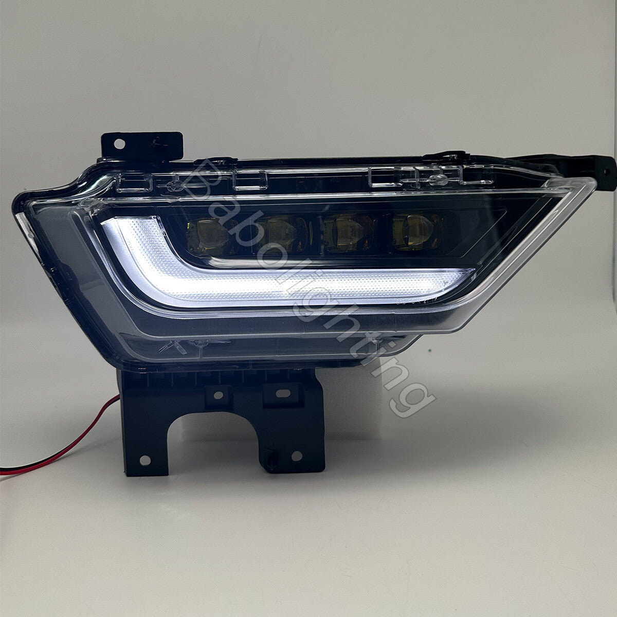 Pair LED Fog Light Lamps Assembly withTurn Signal DRL For Ford F150 2021 2022 2023 Left Driver and Right Passenger Side Fog Light(Yellow Beam)