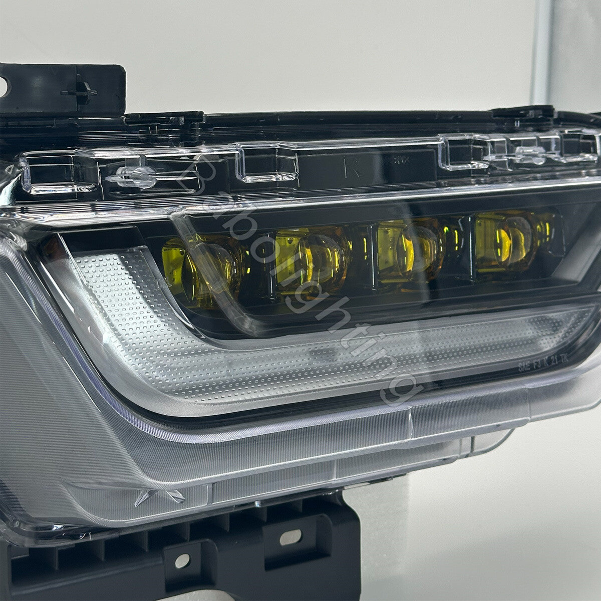 Pair LED Fog Light Lamps Assembly withTurn Signal DRL For Ford F150 2021 2022 2023 Left Driver and Right Passenger Side Fog Light(Yellow Beam)