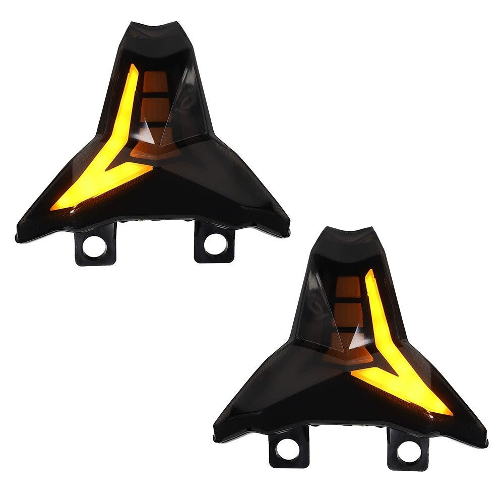For 2019-24 Kawasaki Ninja ZX-6R ZX-10R Integrated LED Tail Light w/ Turn SMOKED