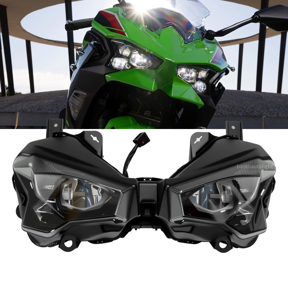 Motorcycle LED Headlight Assembly for KAWASAKI NINJA500 / Ninja500 SE ABS SE EX500 2024 2025 2026 High Low Beam Light