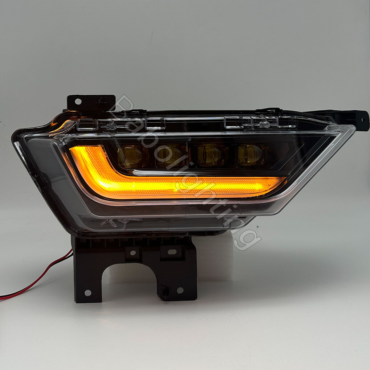 Pair LED Fog Light Lamps Assembly withTurn Signal DRL For Ford F150 2021 2022 2023 Left Driver and Right Passenger Side Fog Light(Yellow Beam)