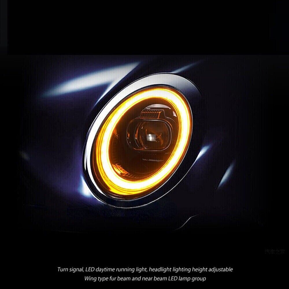 LED Headlights DRL Lamp Hi/Lo Beam Turn Signal for BMW MINI R50 R52 R53 2001-2007