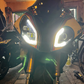 E-Mark LED Headlight Assembly with Hi/Lo Beam Daytime Running Light for BMW S1000RR 2015 2016 2017 2018
