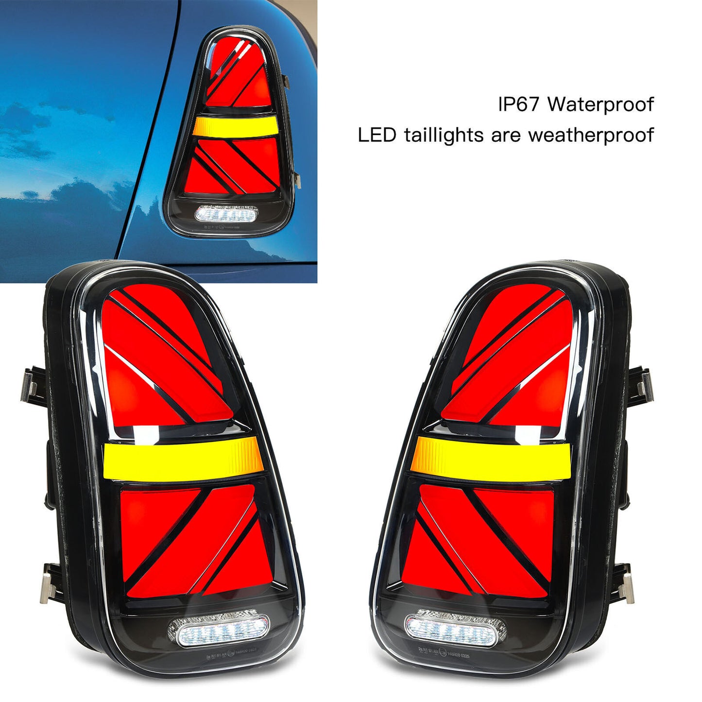 LED Rückleuchten Bremslicht Blinker Lampe Für Mini Cooper R50 R52 R53 2001-2006