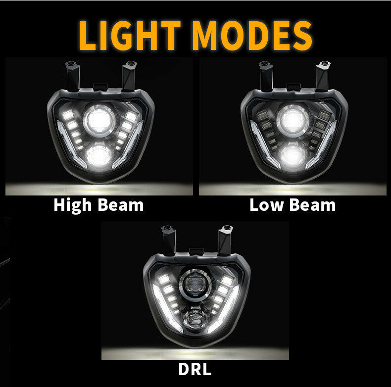 LED Headlight with DRL Hi/Lo Beam for Yamaha MT-07 FZ-07 2015-2017