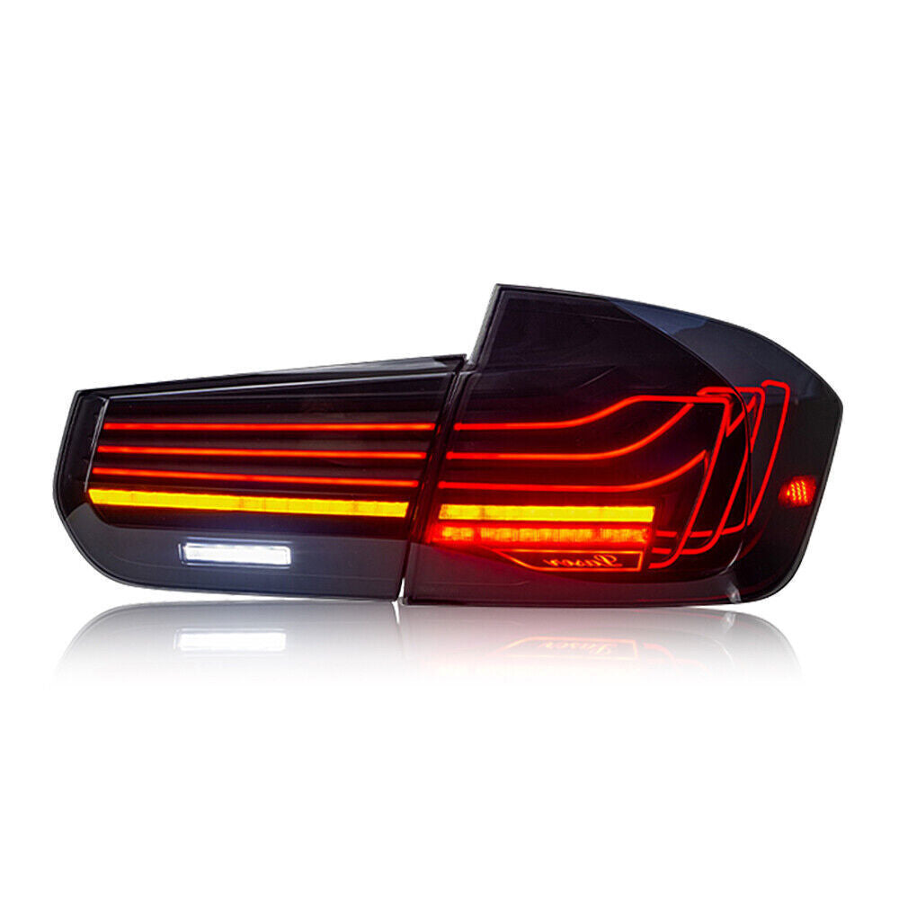 für BMW 3 Series F30 F80 Limousine 2013-2018 Rückleuchten Paar RGB LED Rücklicht